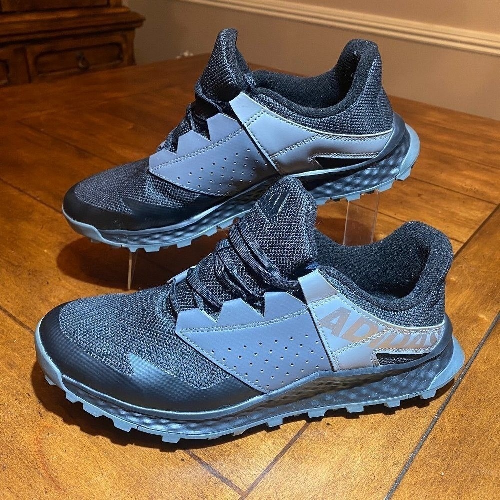 Adidas Vigor Bounce K Running Shoes Black Gray Men's 7.0